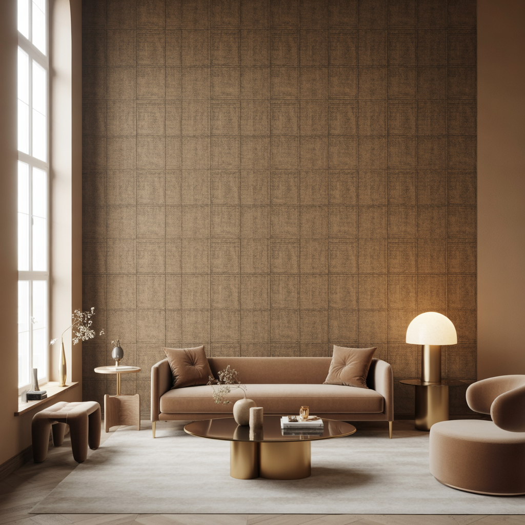 8.Hur skapar du en lyxig kansla med textiltapet