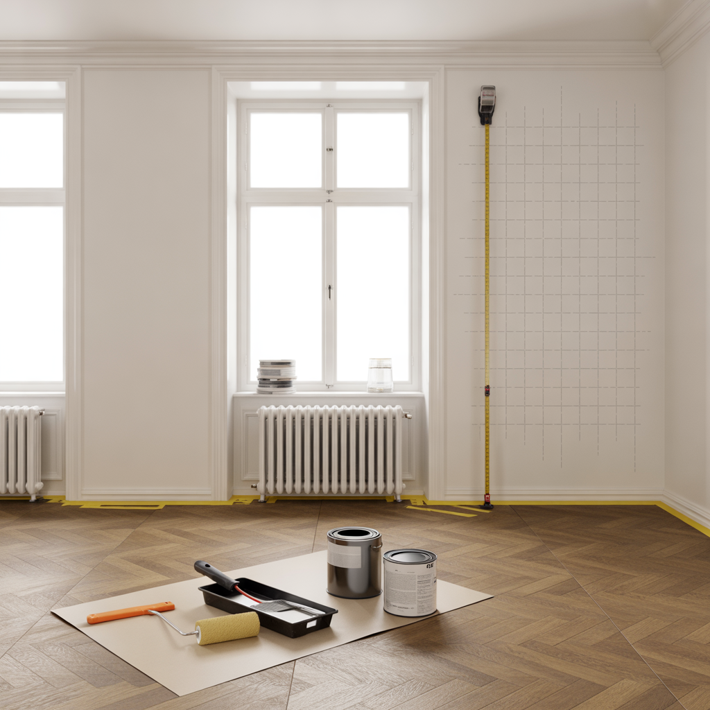 kostnad for ommalning av lagenhet pris per kvadratmeter