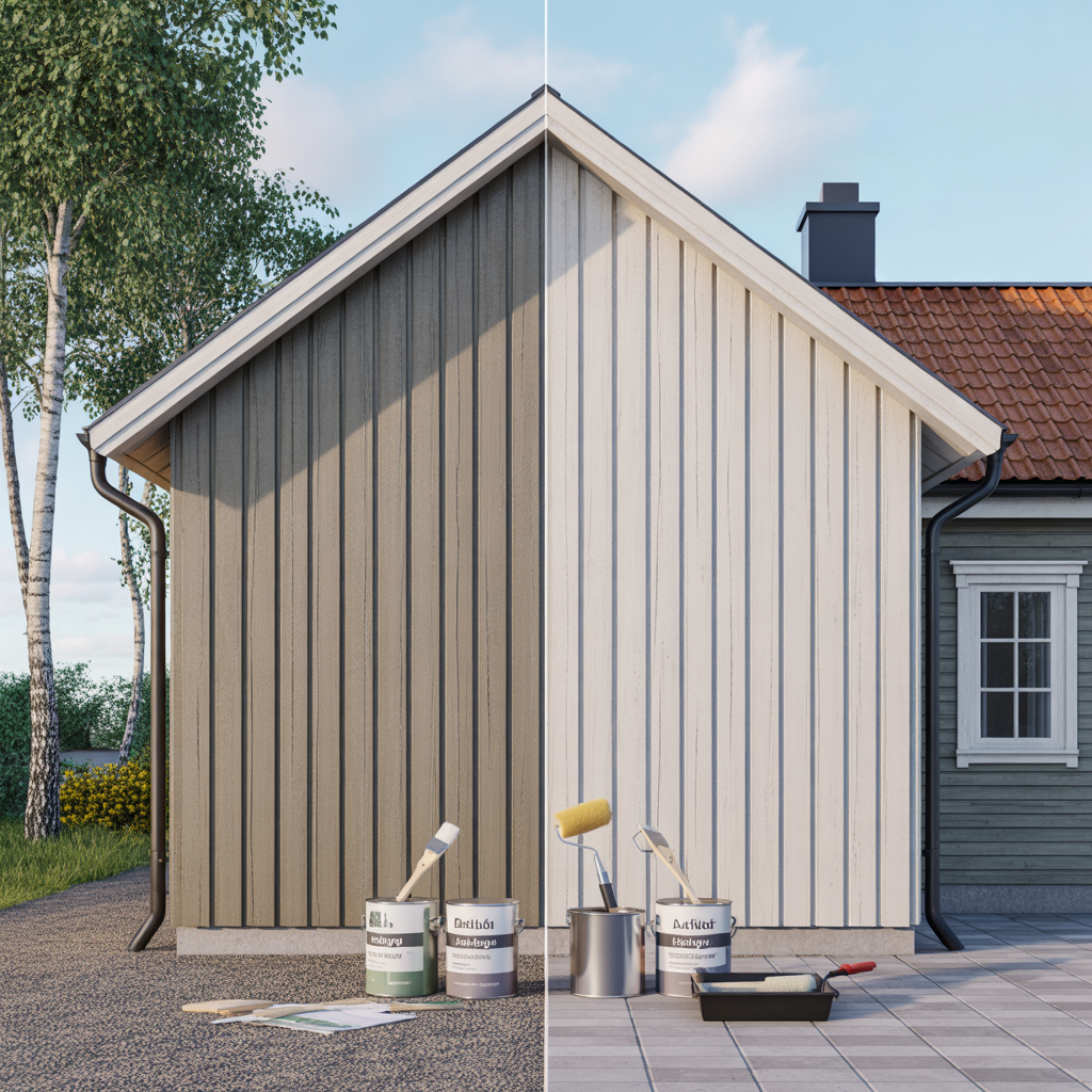 val mellan akrylat och alkyd pa trafasad jamforelse och kost