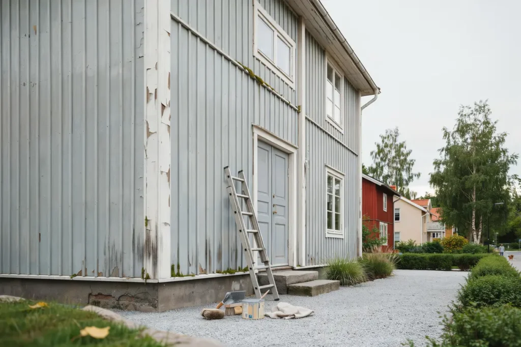 n r r det dags att m la om fasaden tecken intervaller och smart planering f r villa gare